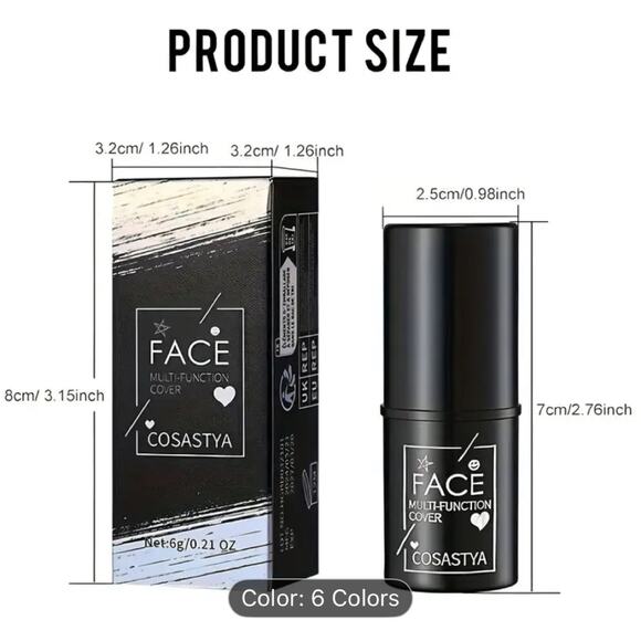 NEW 6 Piece Makeup Gift Set Contour Highlighter Blush Eye Shadow Lips 6 Colors - Picture 7 of 11